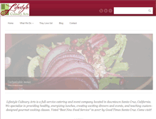 Tablet Screenshot of lifestyleculinary.com